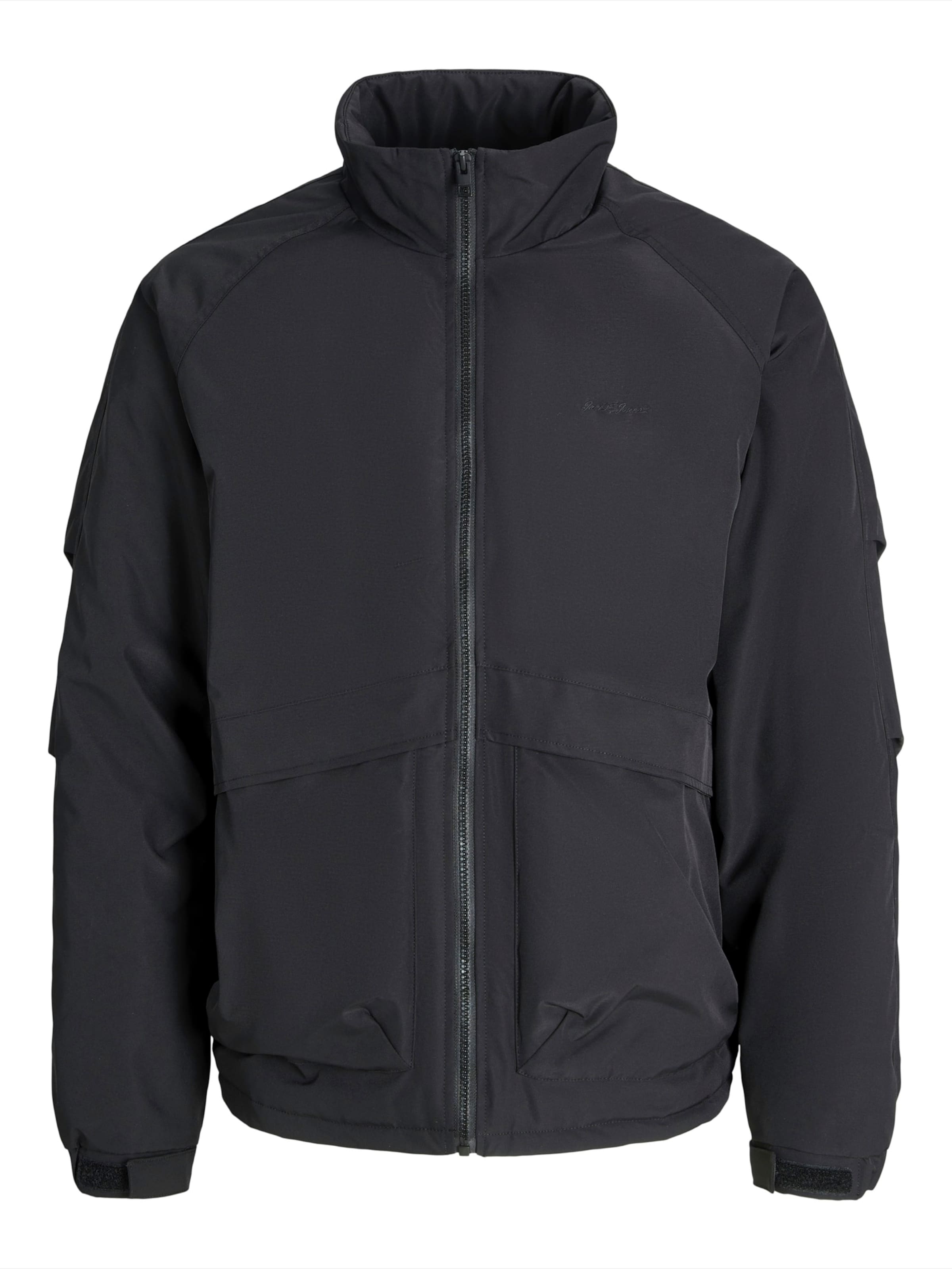 juoda JACK & JONES Demisezoninė striukė 'JJEDiego': priekis