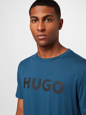 HUGO Μπλουζάκι 'Dulivio' σε μπλε
