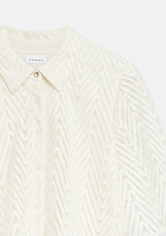 Chemisier COMMA en blanc