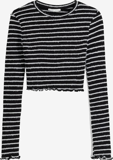 Bershka Sweter w kolorze czarny / białym, Podgląd produktu