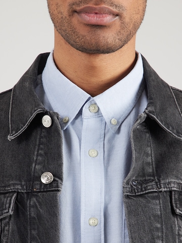 GAP Regularny krój Koszula w kolorze niebieski