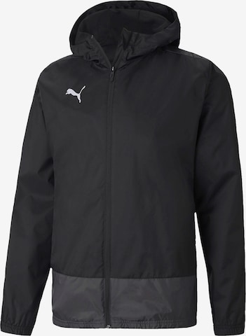 PUMA Athletic Jacket 'Team Goal' in Black: front