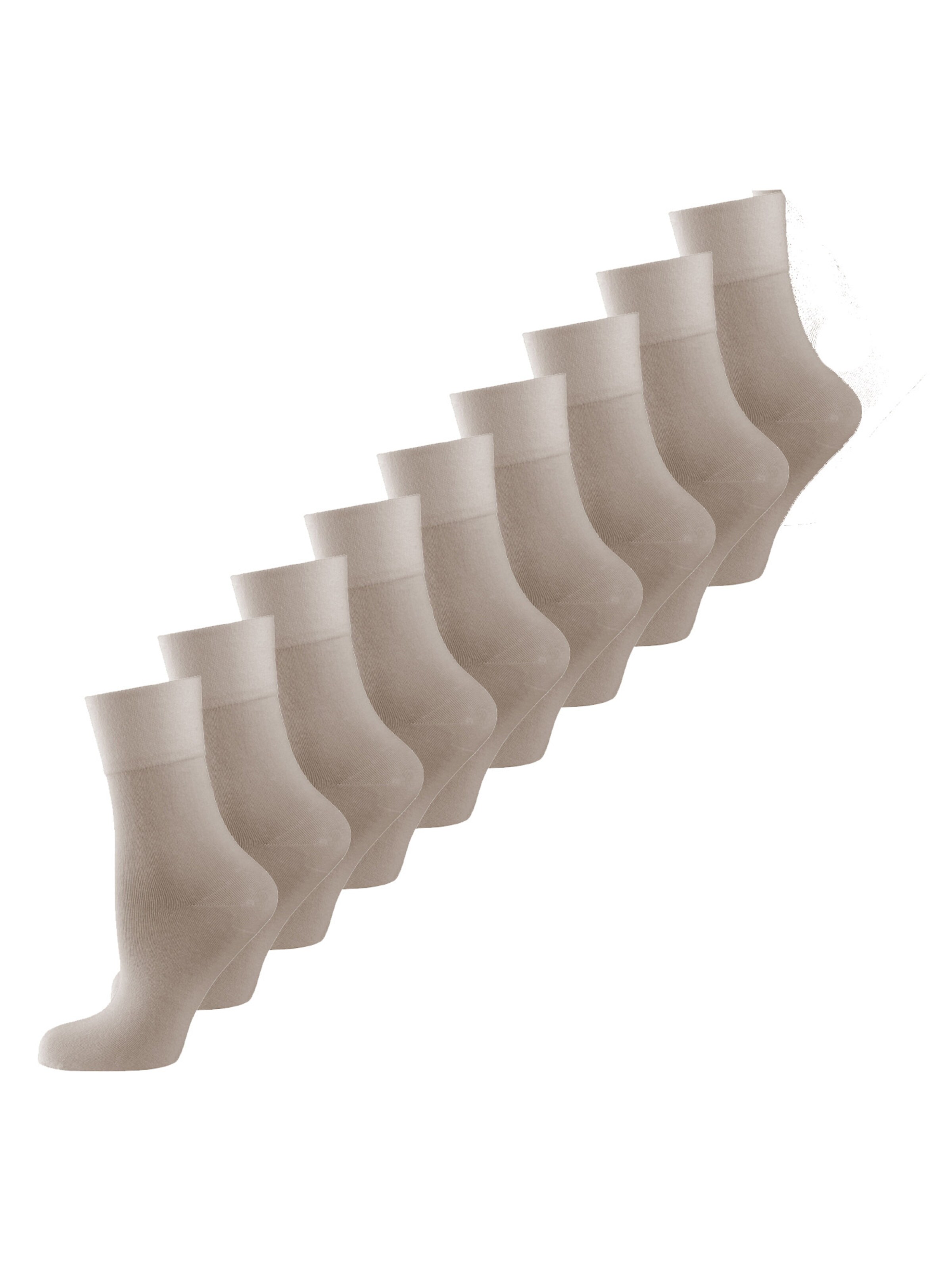 Nur Die Socks in Beige: front
