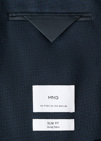 MANGO MAN Slim fit Business Blazer 'Moon' in Blue