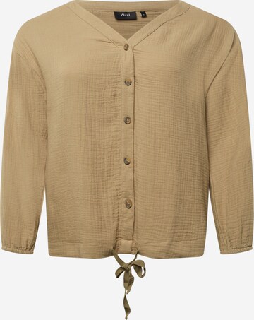 Zizzi Blouse 'MAMARA' in Green: front