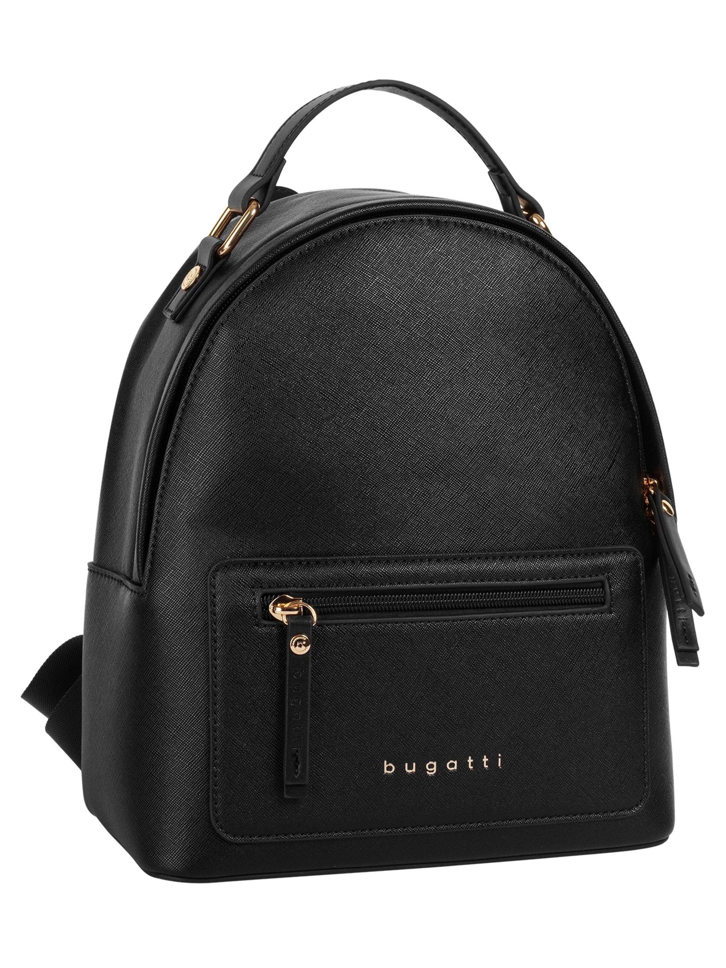 bugatti Backpack 'ELLA SAFFIANO' in Black