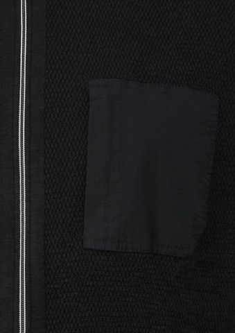 Vestes en maille s.Oliver Men Big Sizes en noir : devant