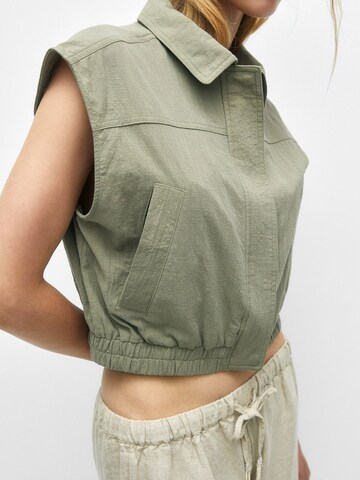 Gilet Pull&Bear en vert