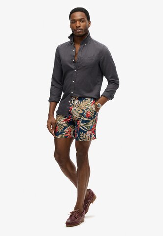 Superdry Zwemshorts in Blauw