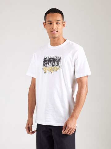 Loosefit Pantaloni 'Q12' di ADIDAS ORIGINALS in bianco: frontale