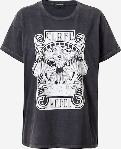Colourful Rebel Shirt 'Art Eagle' in Grey / Black / White, Item view