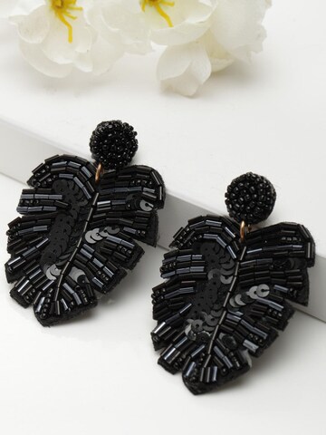 Boucles d'oreilles 'Ursula' AVANT-GARDE PARIS en noir