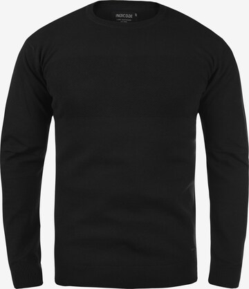 INDICODE JEANS Sweater 'Ernesto' in Black: front