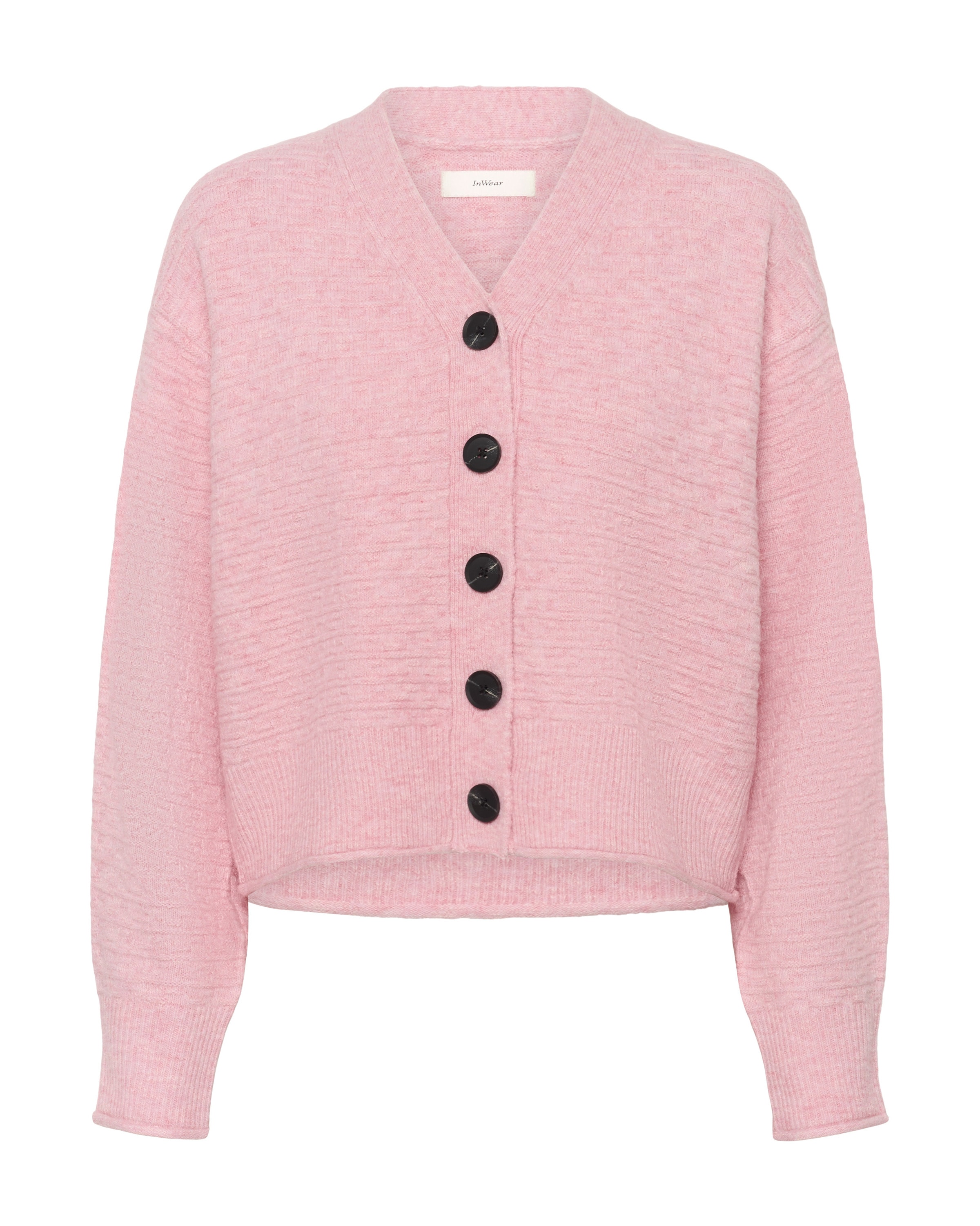 InWear Knit Cardigan in Pink: front