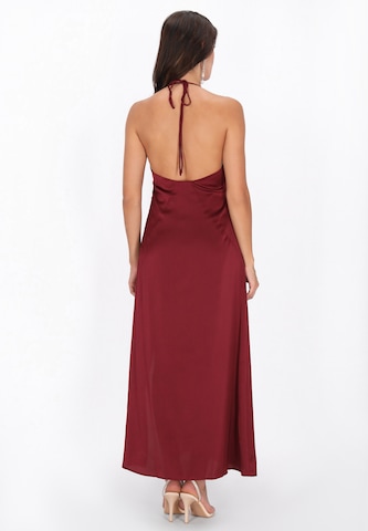 Robe de cocktail faina en rouge