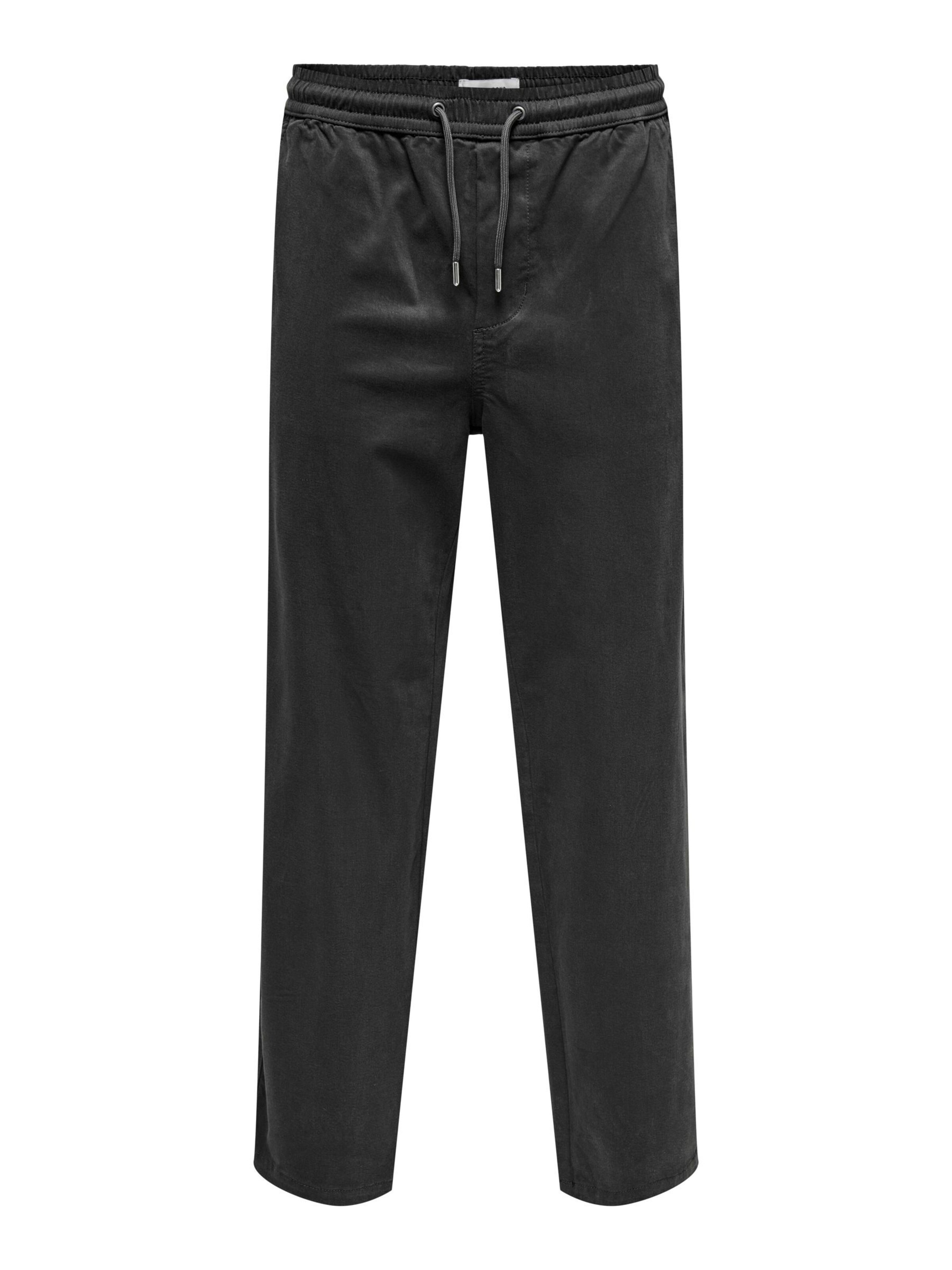 Only & Sons - regular Pantalón 'ONSSinus' en negro: frente