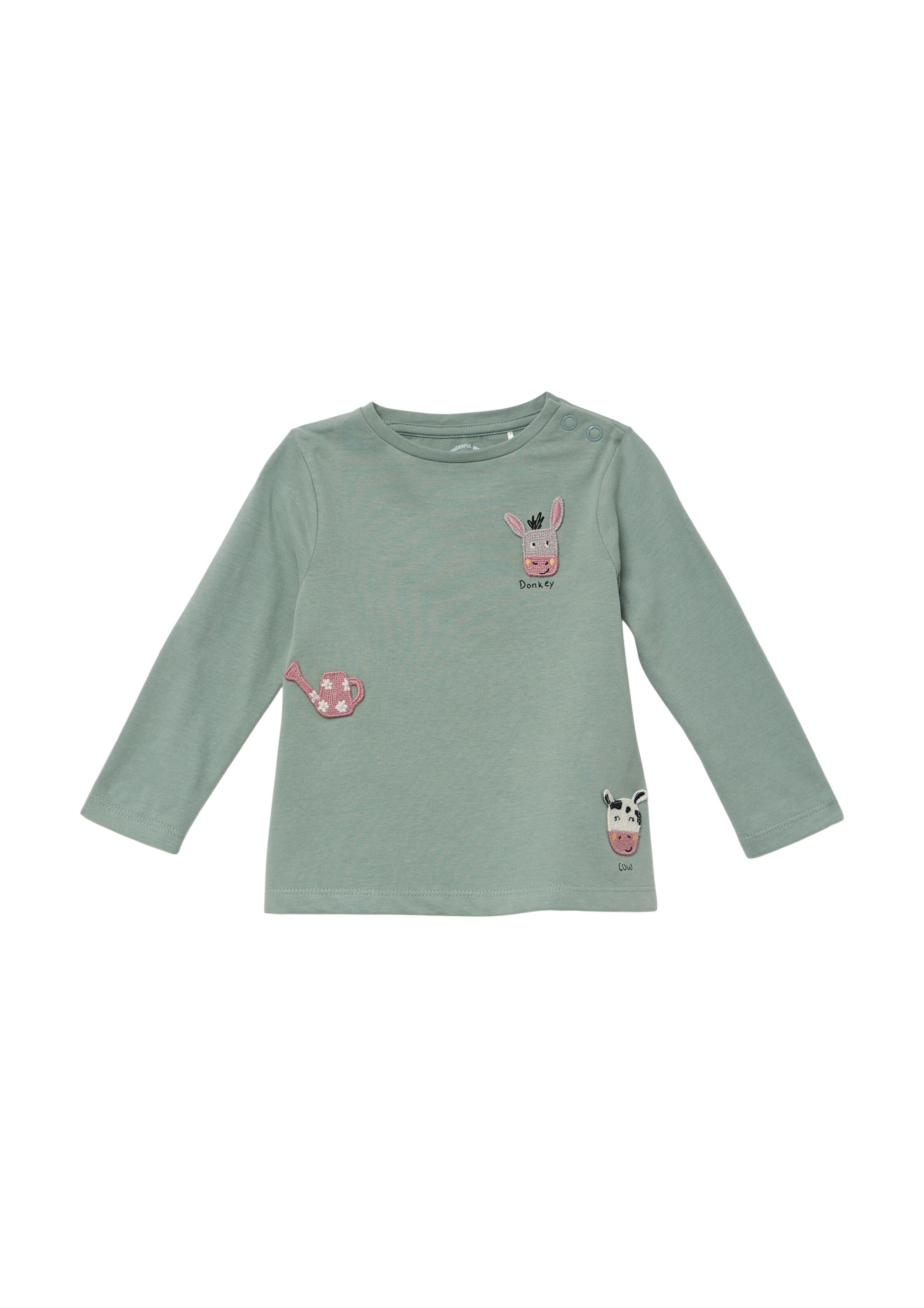 T-Shirt s.Oliver en vert : devant