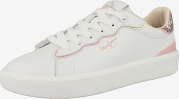 Pepe Jeans Platform trainers 'Dobbie Seal' in White: front