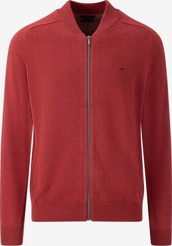 FYNCH-HATTON Knit Cardigan in Red: front