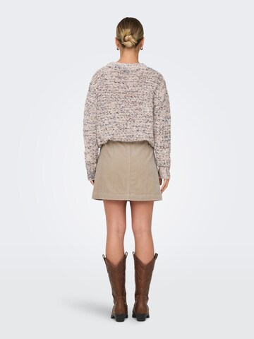ONLY - Falda 'ONLAmazing' en beige