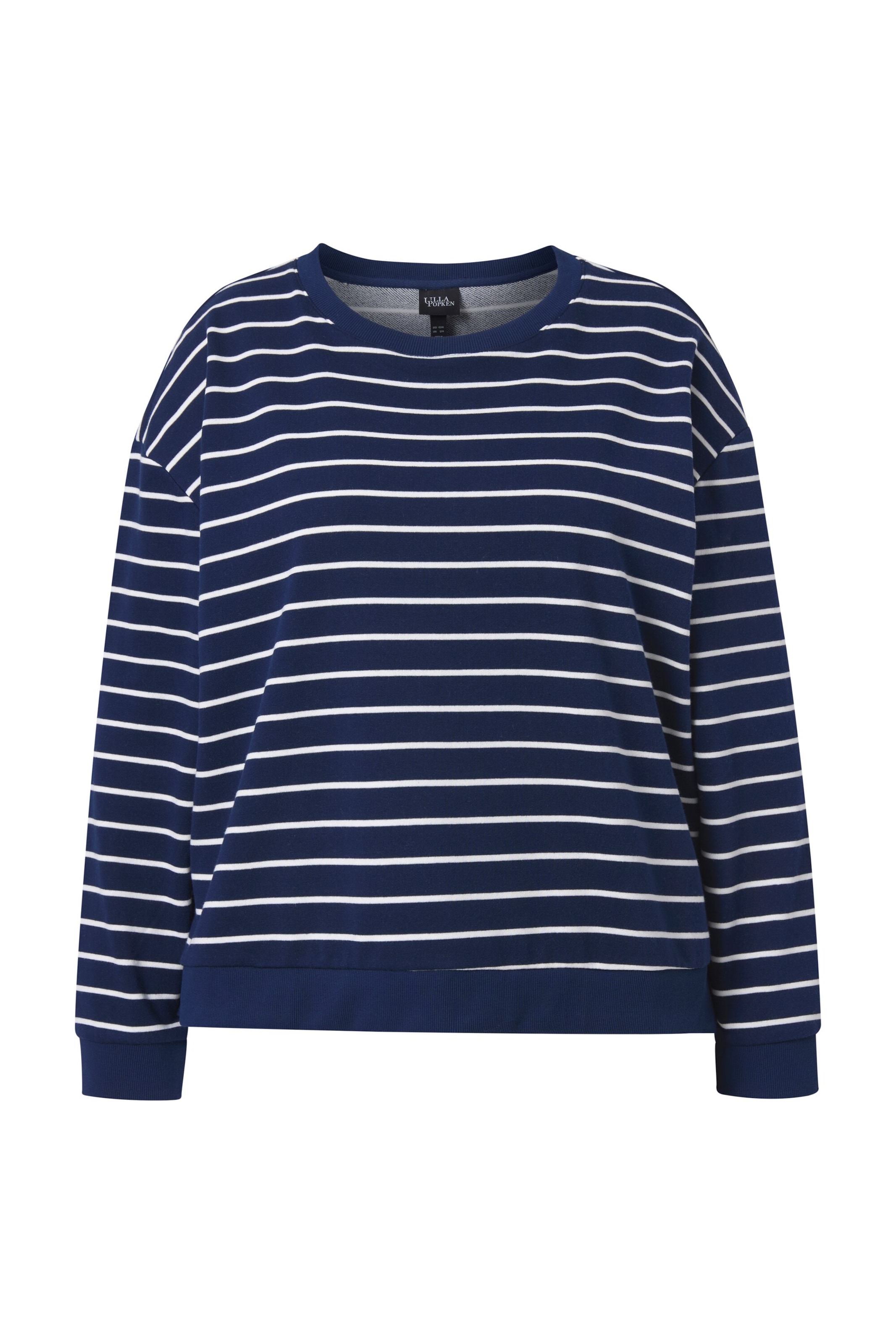 Ulla Popken Sweatshirt in Blau: Vorderseite