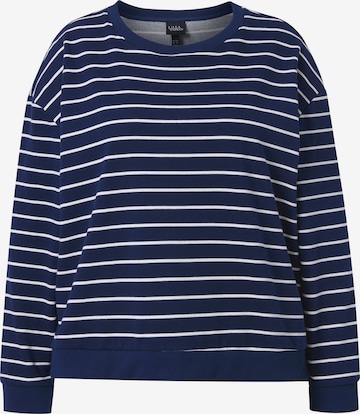 Ulla Popken Sweatshirt in Blau: Vorderseite