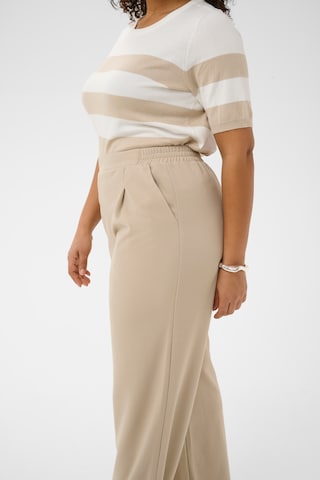 KAFFE CURVE Loosefit Bukser 'KCPheolo' i beige