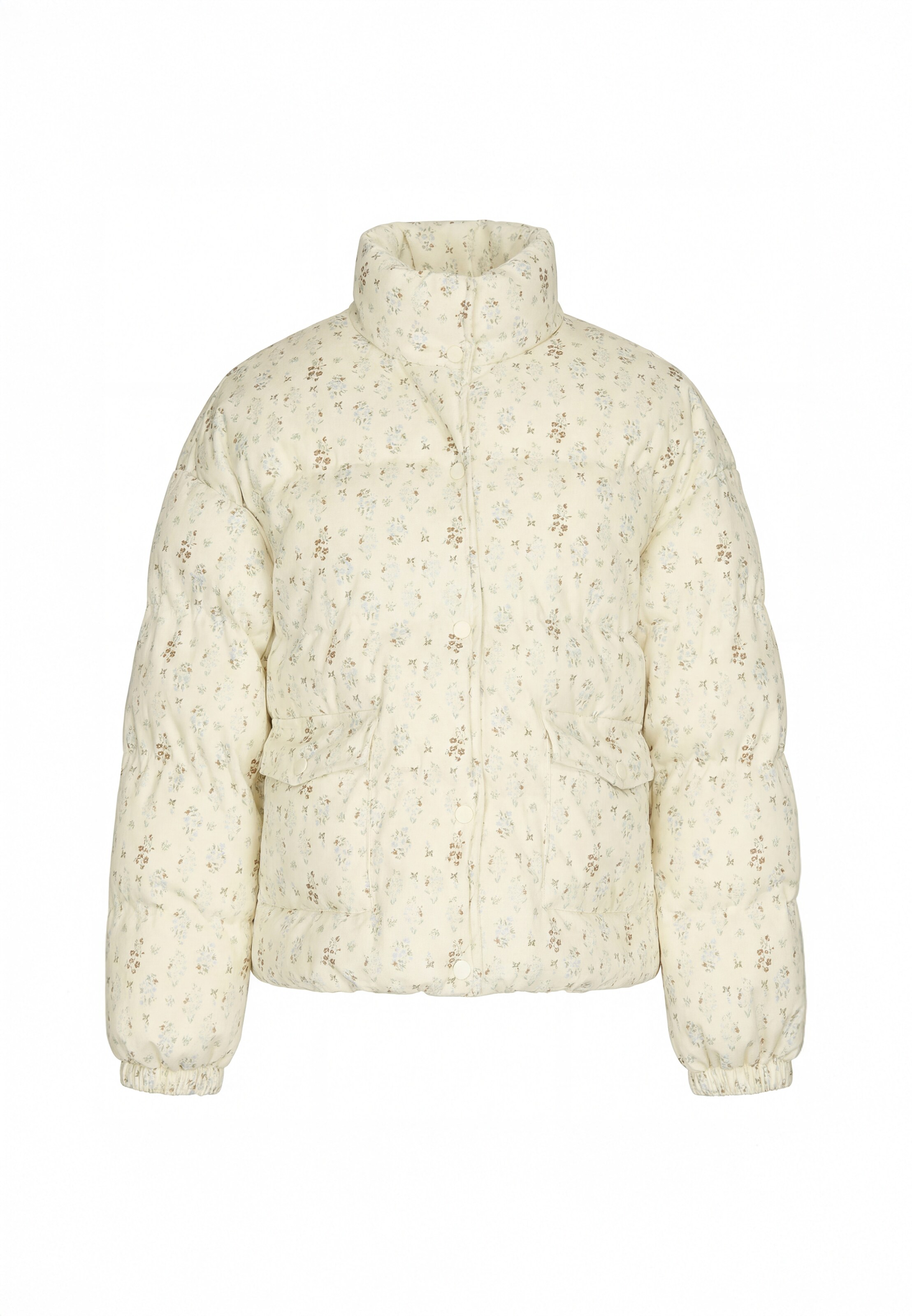 myMo Pop Winterjas in Beige: voorkant