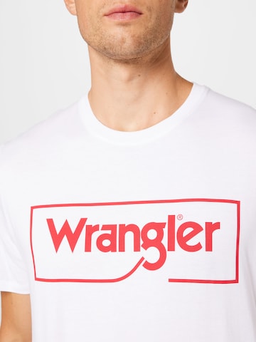 WRANGLER T-Shirt in Weiß