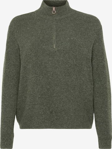 Pulover 'VMCPlaza' de la Vero Moda Curve pe verde: față