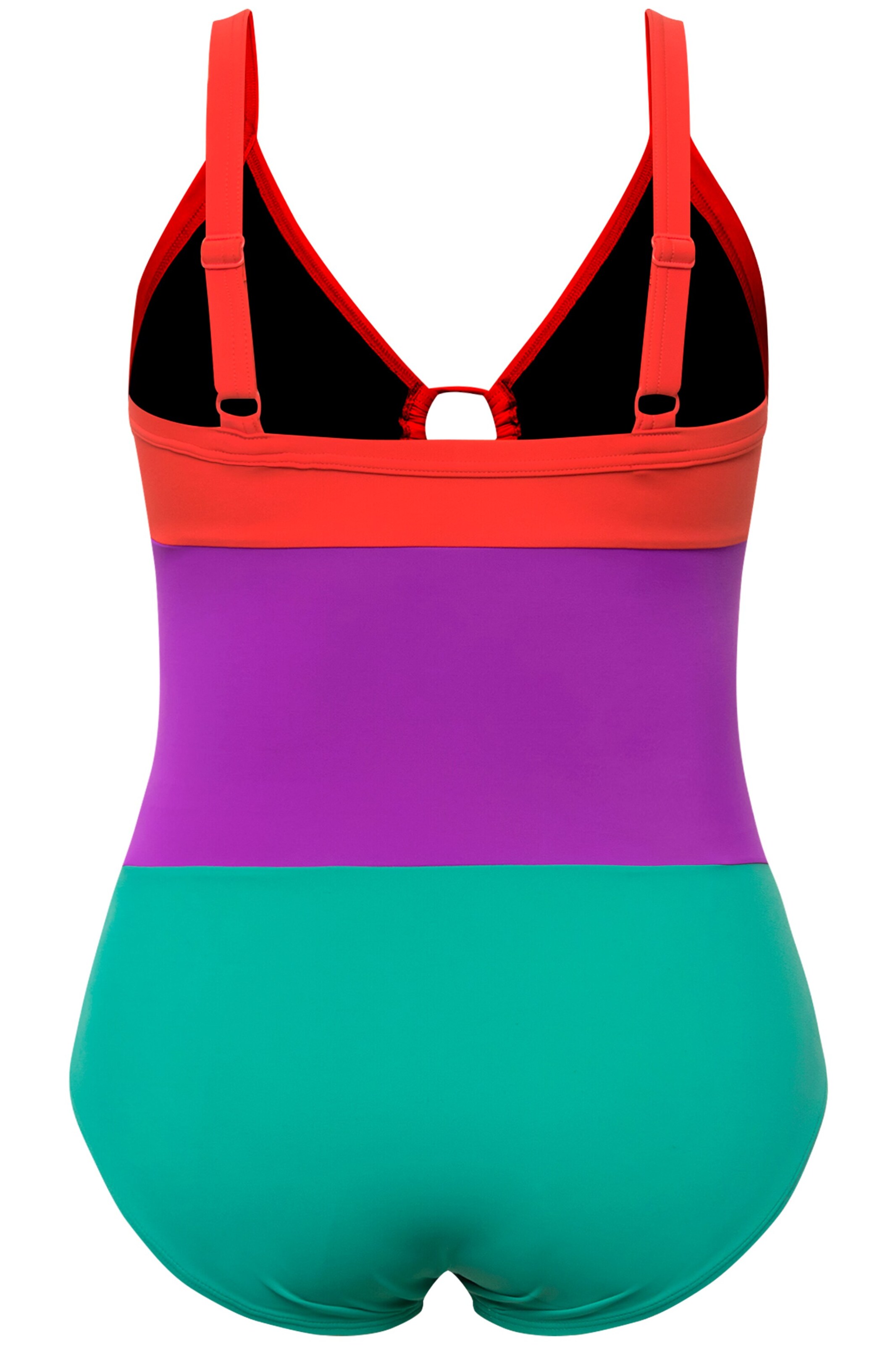 Ulla Popken Badeanzug in Mischfarben