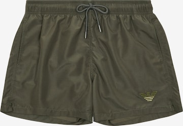 Shorts de bain Emporio Armani en vert : devant
