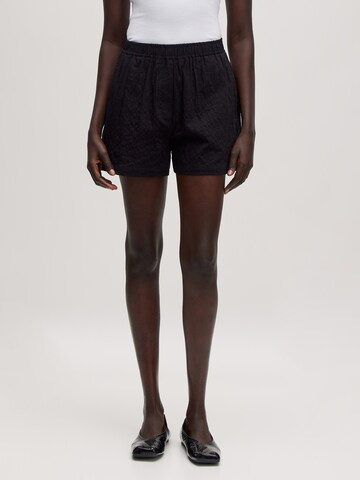 EDITED Flared Pants 'Edna' in Black: front