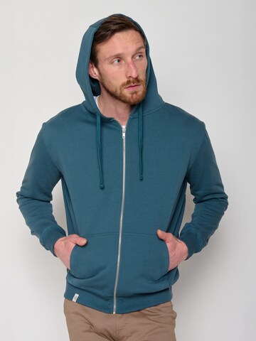 Giacca di felpa di GREENBOMB in blu: frontale