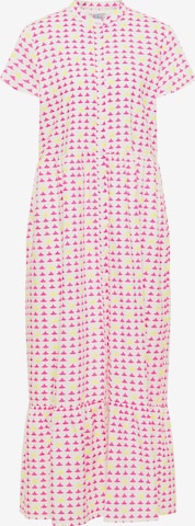 IZIA Košilové šaty – pink: přední strana