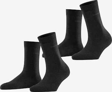 ESPRIT Socks 'Basic Easy 2-Pack' in Grey: front