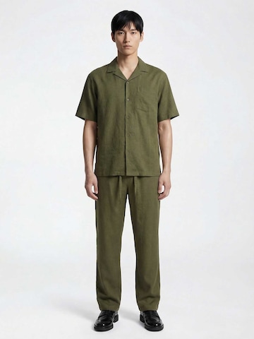 TRAPP Regular Fit Hemd 'Lino' in Grün