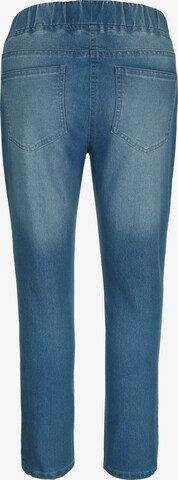 MIAMODA Skinny Jeggings in Blue