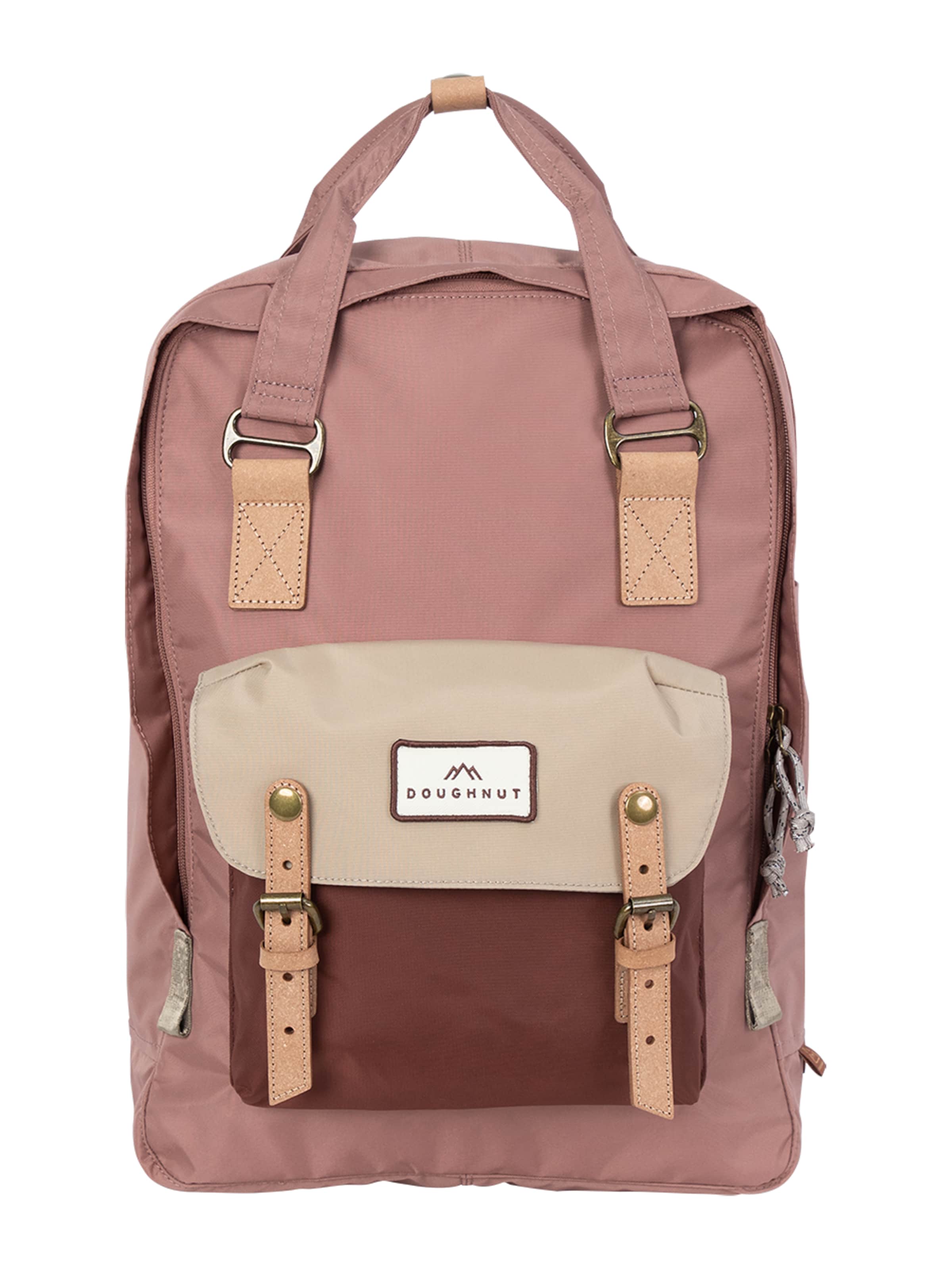 Doughnut Rucksack 'Macaroon Jungle' in Pink: Vorderseite