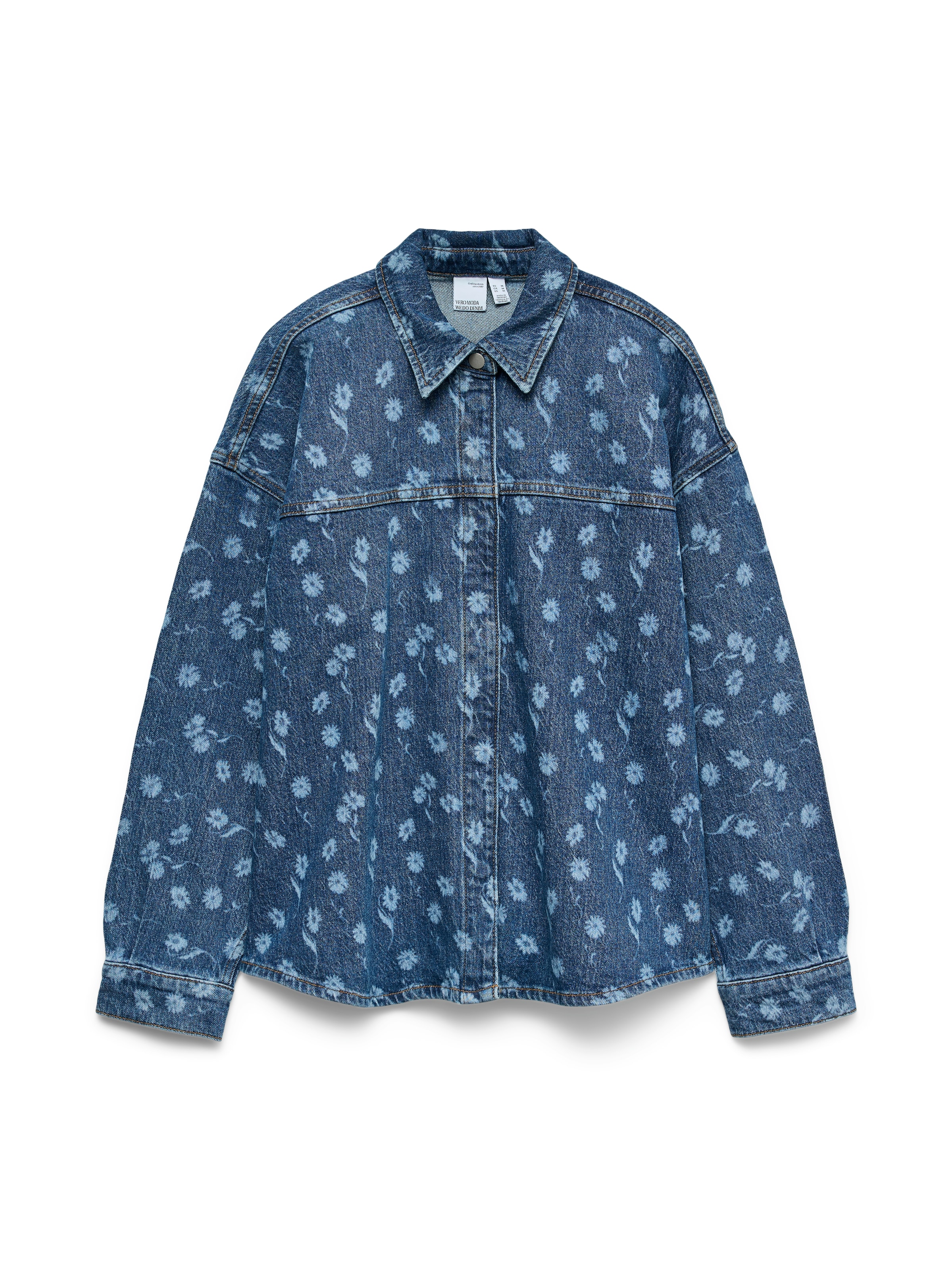 VERO MODA Blouse in Blauw: voorkant