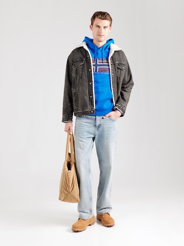 Bluză de molton 'BEMILES' de la NAPAPIJRI pe albastru