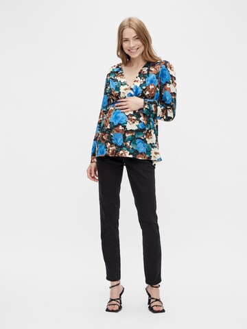 MAMALICIOUS Blouse 'JOVI TESS' in Zwart