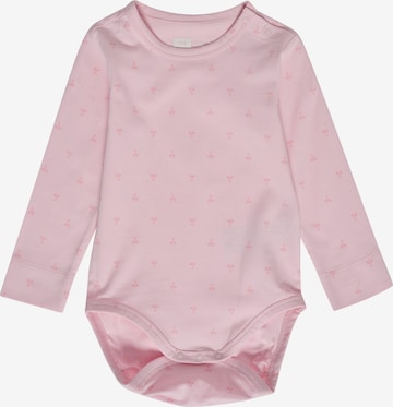 Hummel Romper/Bodysuit 'Beesy' in Pink: front