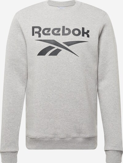 Reebok Sport Sweater majica u siva melange / crna, Pregled proizvoda