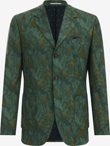 WE Fashion Slim fit Colbert in Groen: voorkant