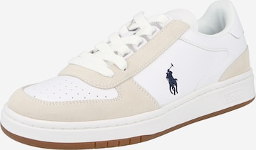 Sneaker low de la Polo Ralph Lauren pe bej: față