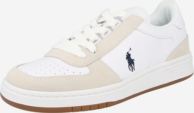Polo Ralph Lauren Sneaker low i beige / navy / hvid, Produktvisning