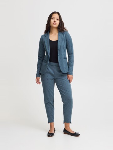 ICHI Tapered Chinohose ' KATE ' in Blau