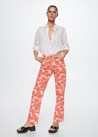 Regular Pantalon 'Tahiti' MANGO en orange