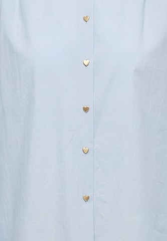 beach budz - Blusa em azul